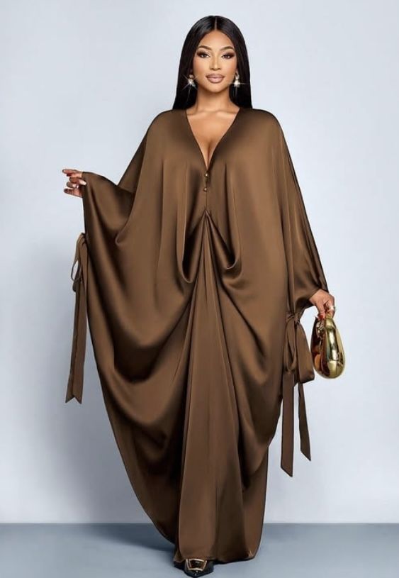 Bubu Gown Styles for Slim Ladies