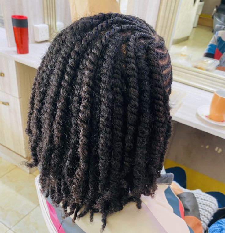 Natural Twist Styles for Long Hair