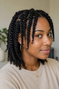 Simple Natural Hair Twist Styles