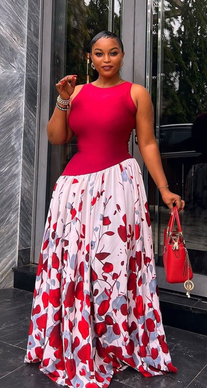 Crepe Material Styles for Long Gowns in Nigeria