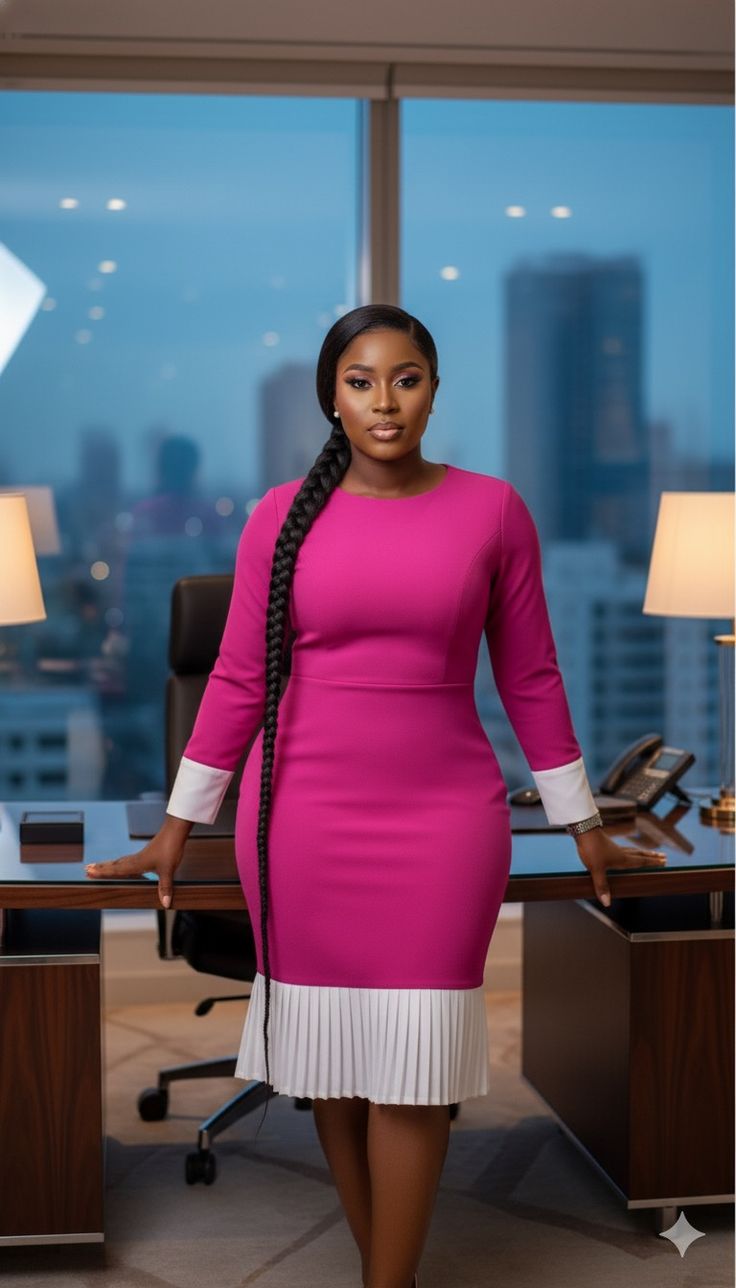 Simple Plain Material Styles for Ladies ​