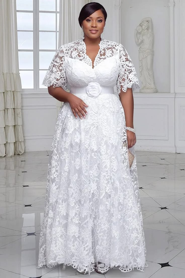 Lace Styles for Big Tummy Women