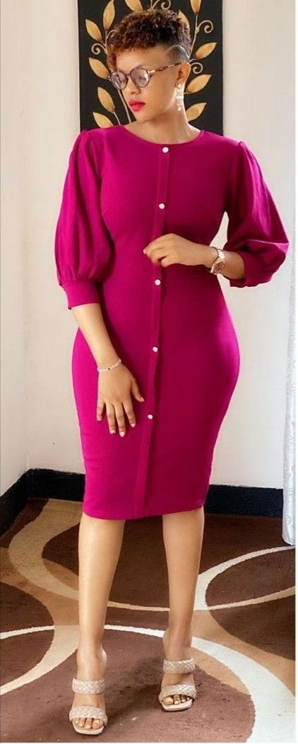 Short Classy English Gown Styles