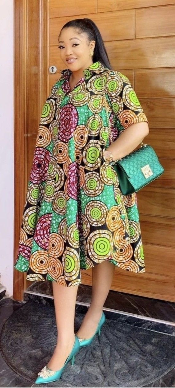 Short Ankara Styles for Older Mothers ​