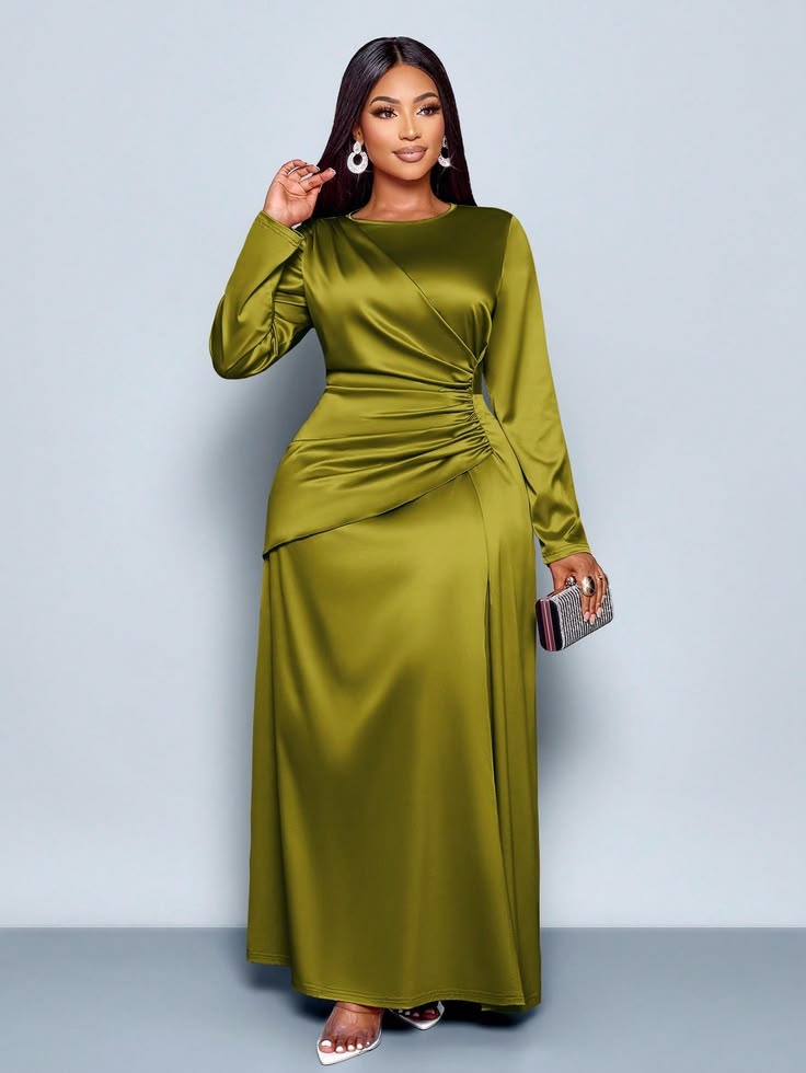 Plain Material Style for Ladies