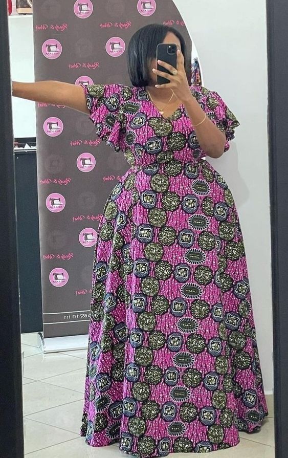 Short Ankara Styles for Older Mothers