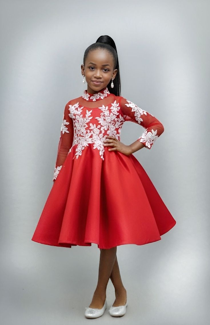 Other Gorgeous Simple Lace Styles for Girl Child ​