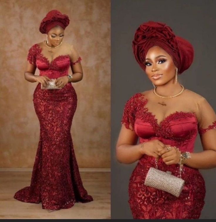 Mature Lace Gown for Married Women ​