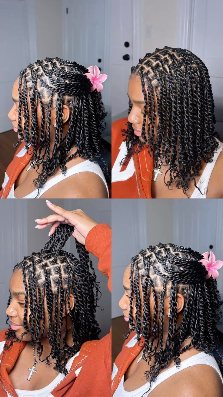 Natural Twist Styles for Long Hair