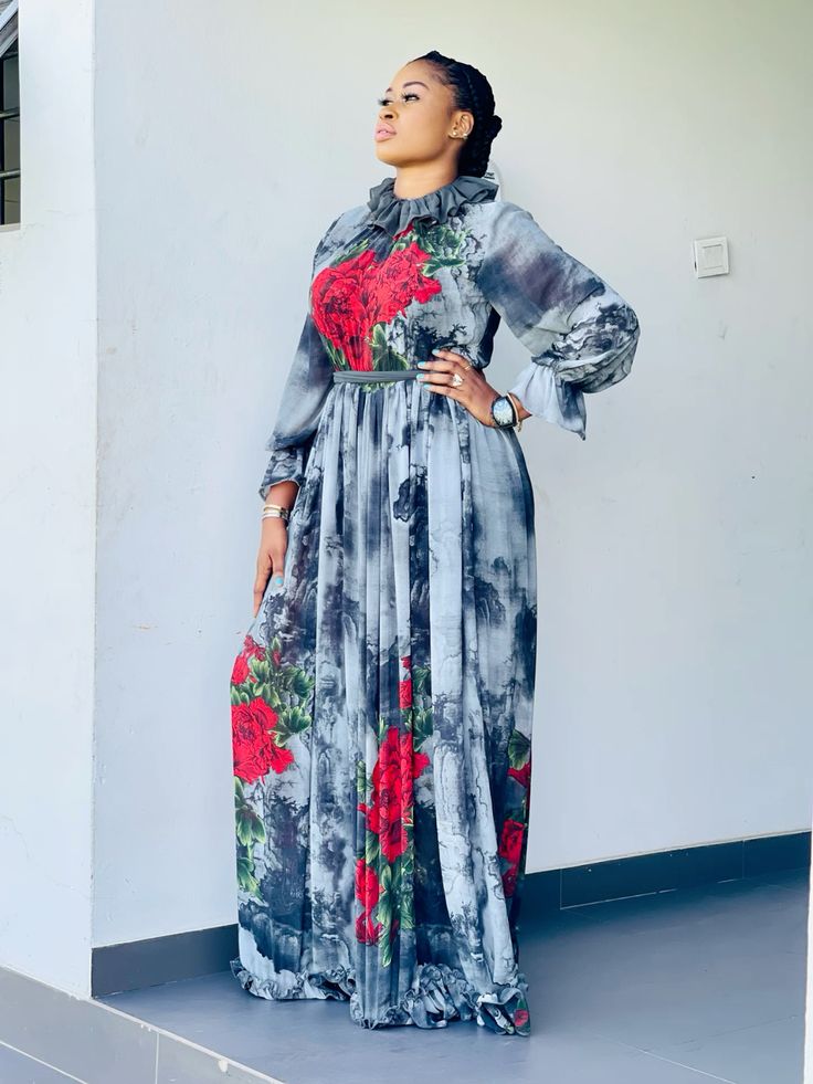 Long Chiffon Dress Ideas