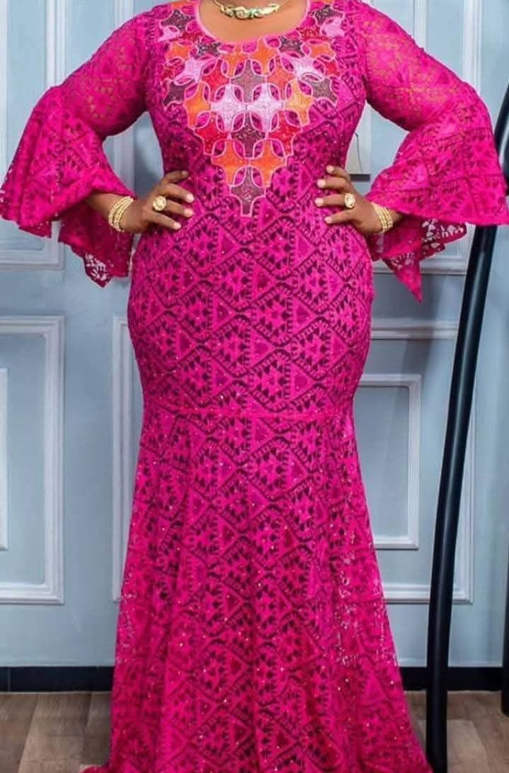 Mature Lace Gown for Married Women ​