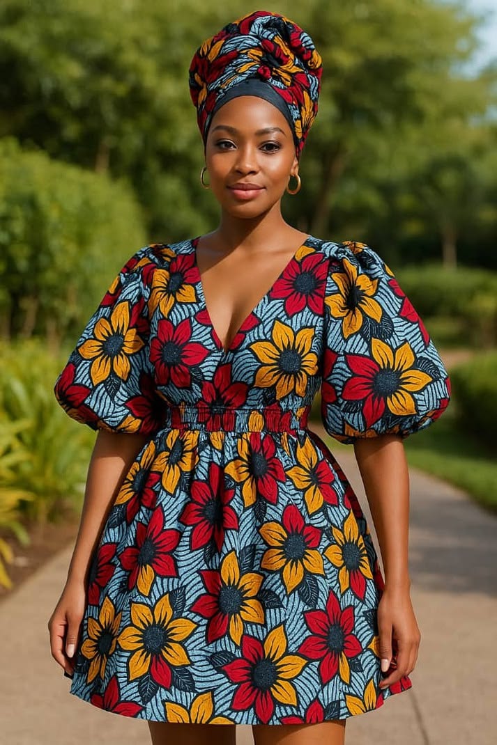 Classic Ankara Short Gown Styles