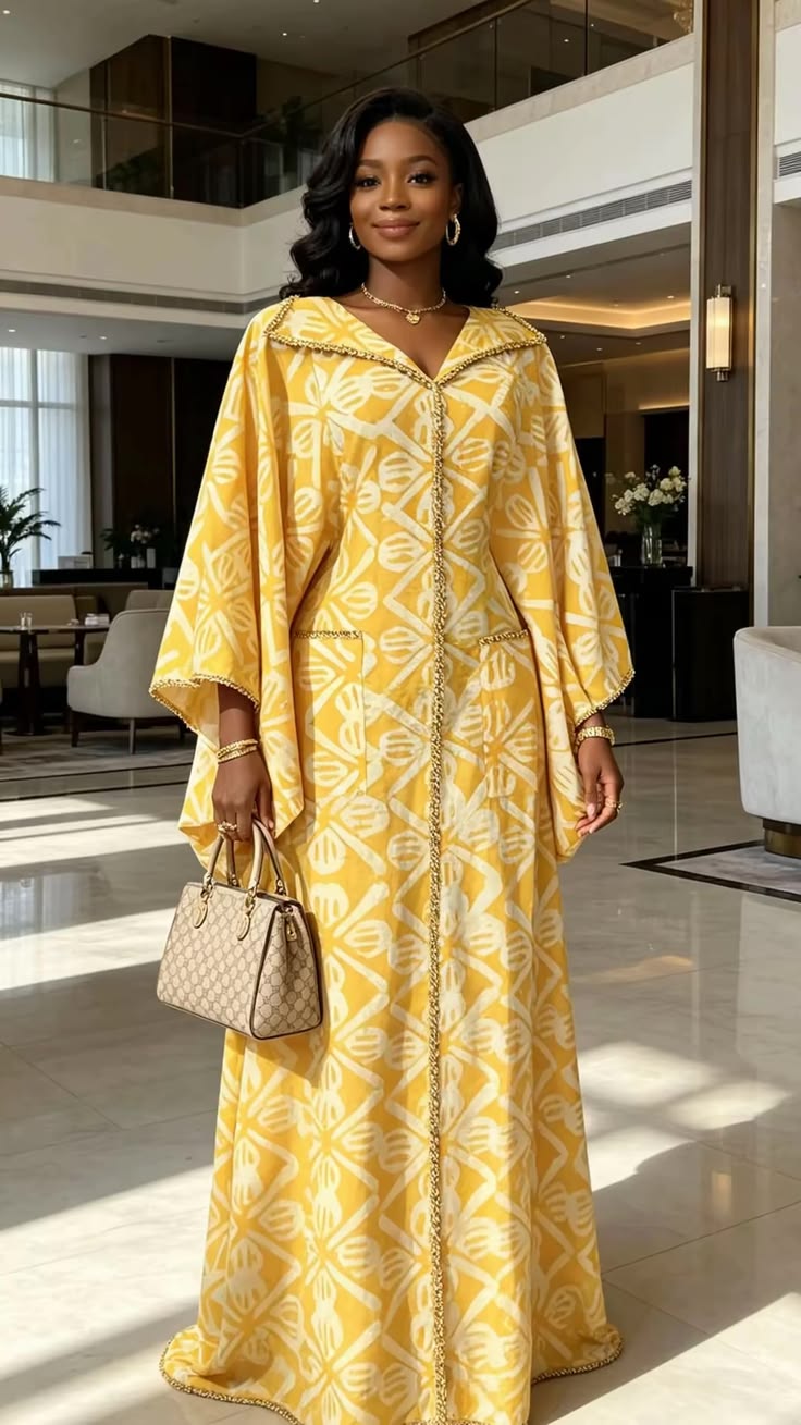 Bubu Gown Styles for Slim Ladies