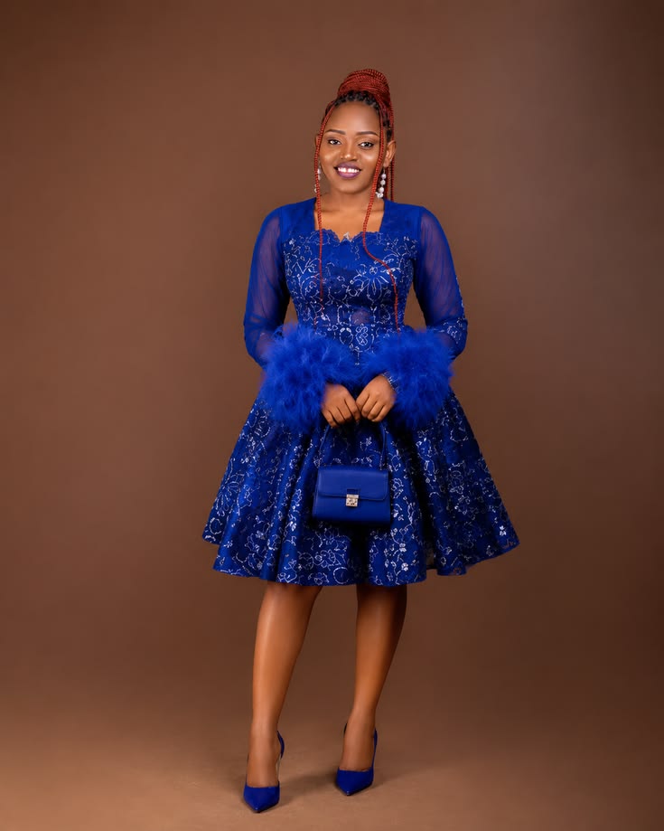 Latest Lace Gown Styles for Teenage Girls ​