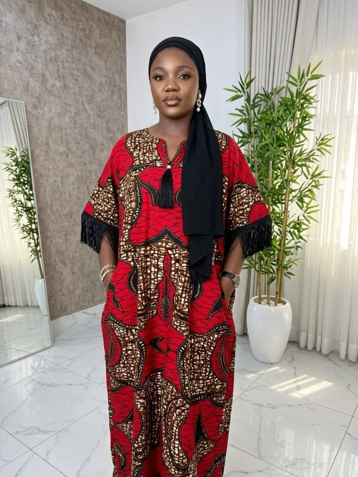 Bubu Gown Styles with Ankara