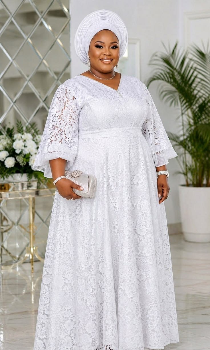 Lace Styles for Big Tummy Women