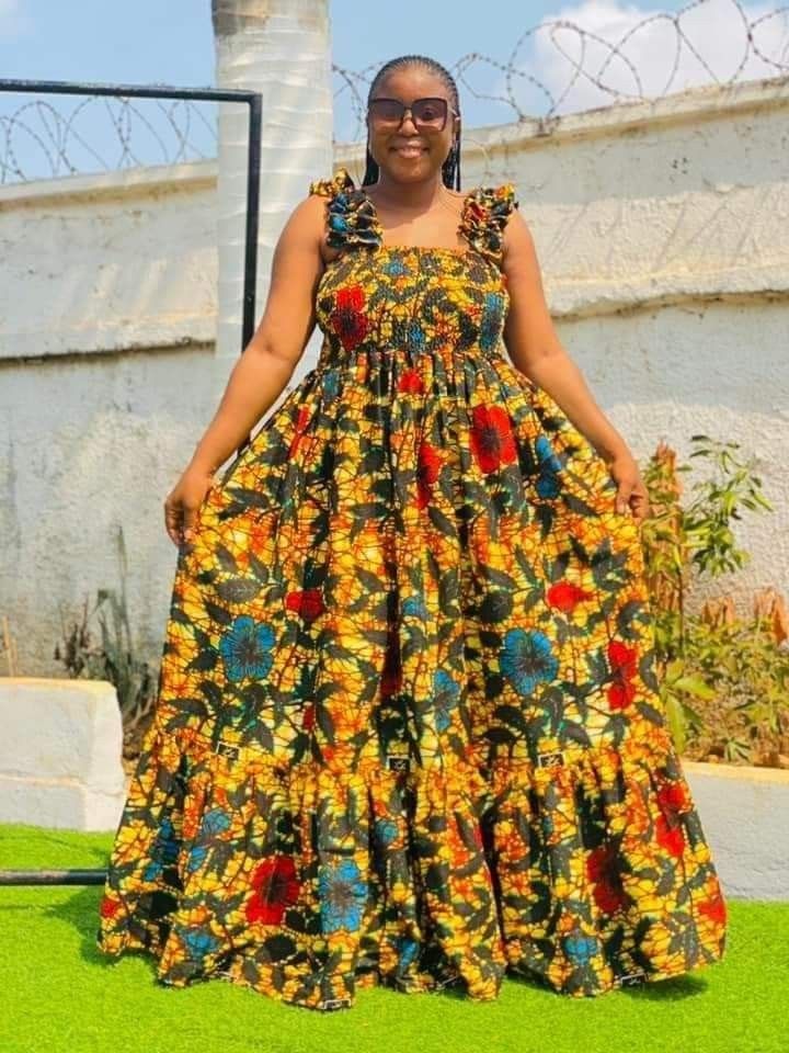 Short Ankara Styles for Older Mothers