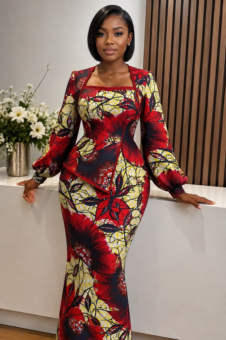 Stunning Ankara Long Gown Inspirations
