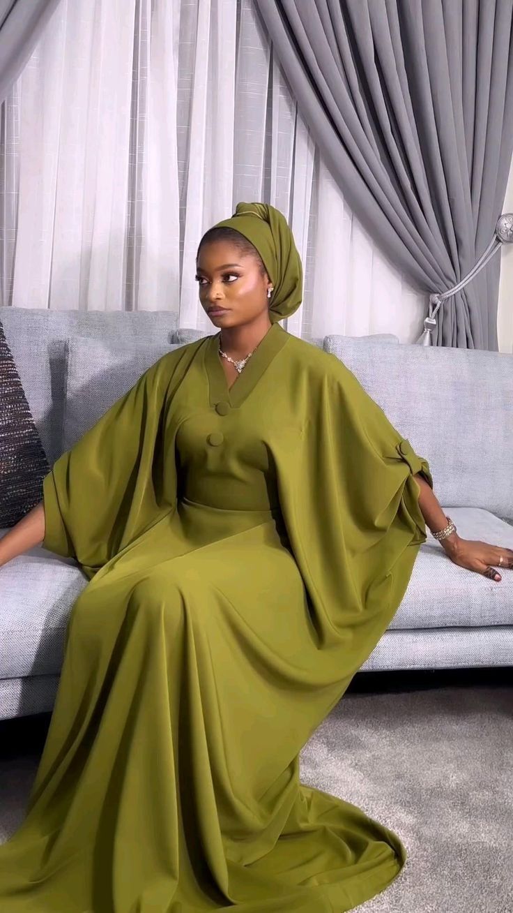 Crepe Material Styles for Long Gowns in Nigeria