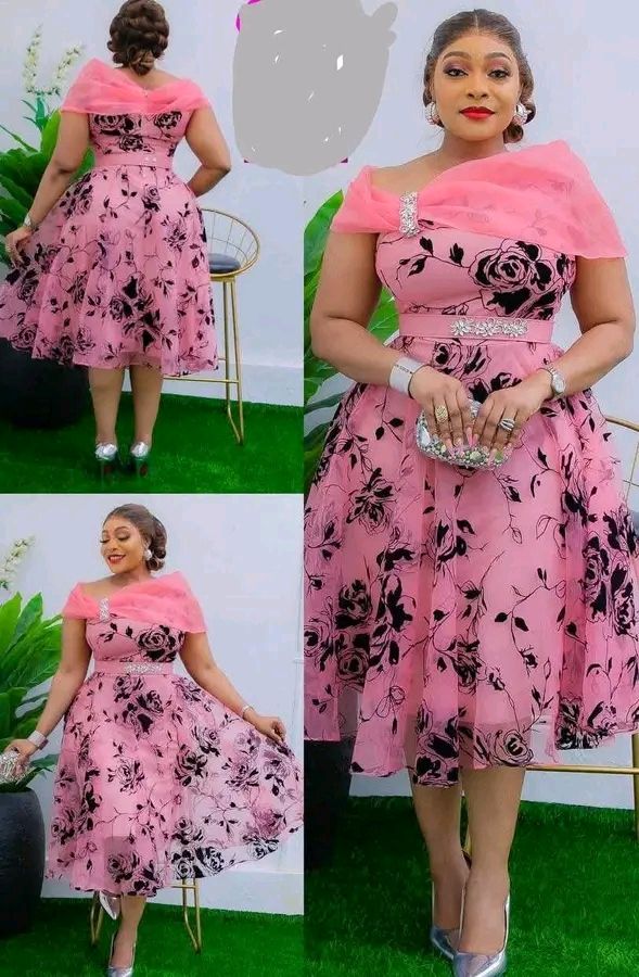 Beautiful Short Gown Styles for Ladies in Nigeria 