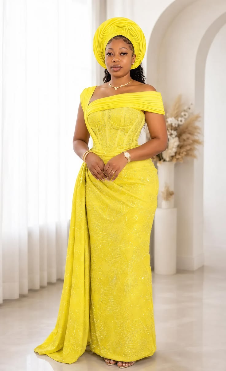 Long Gown Ideas With Lace Material