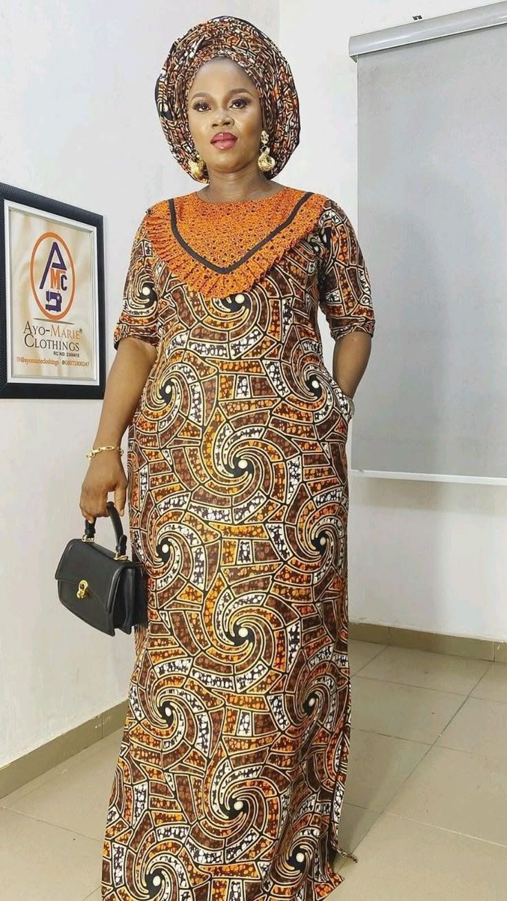 Simple Ankara Styles for Older Mothers