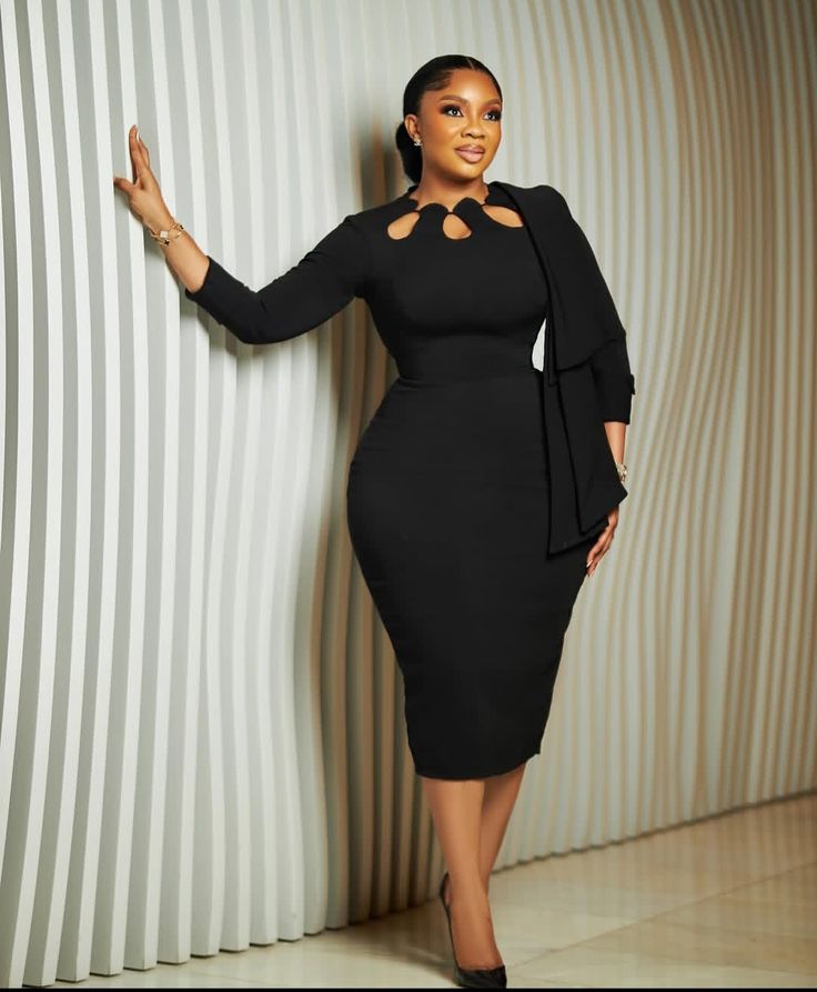 Plain Crepe Gown Styles ​