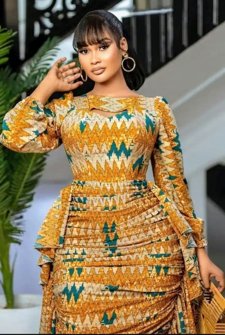 Latest Beautiful Short Gown Styles for Ladies 