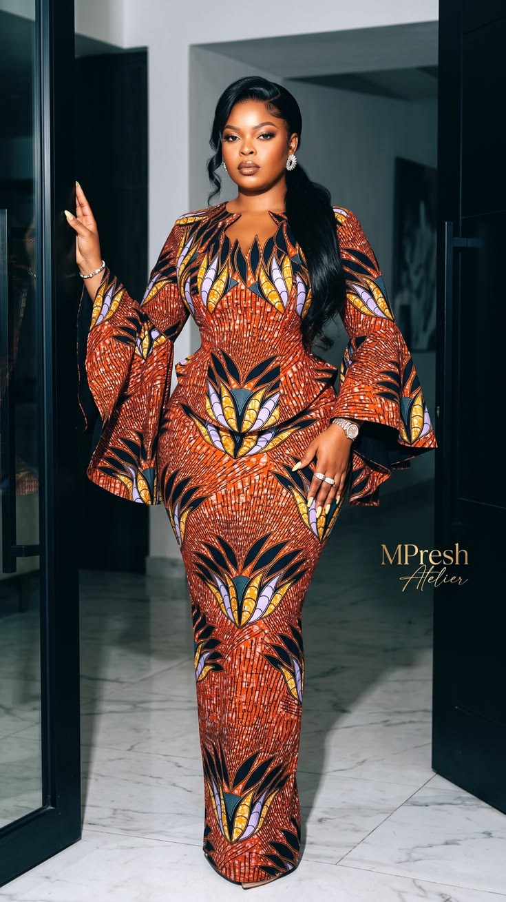 Stunning Ankara Long Gown Inspirations
