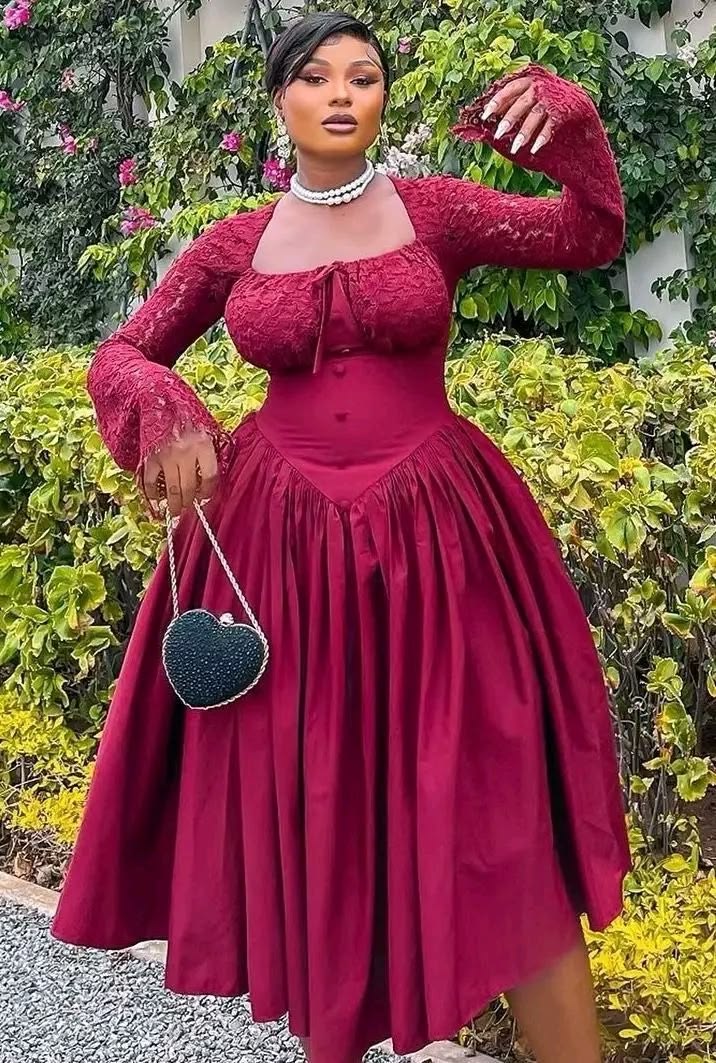Gorgeous Crepe Material Gown Style Ideas ​