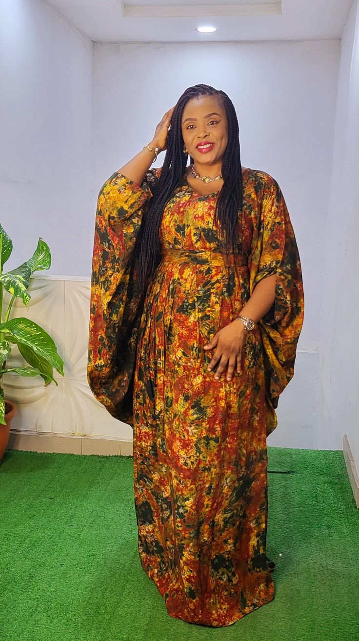 Bubu Gown Styles with Material
