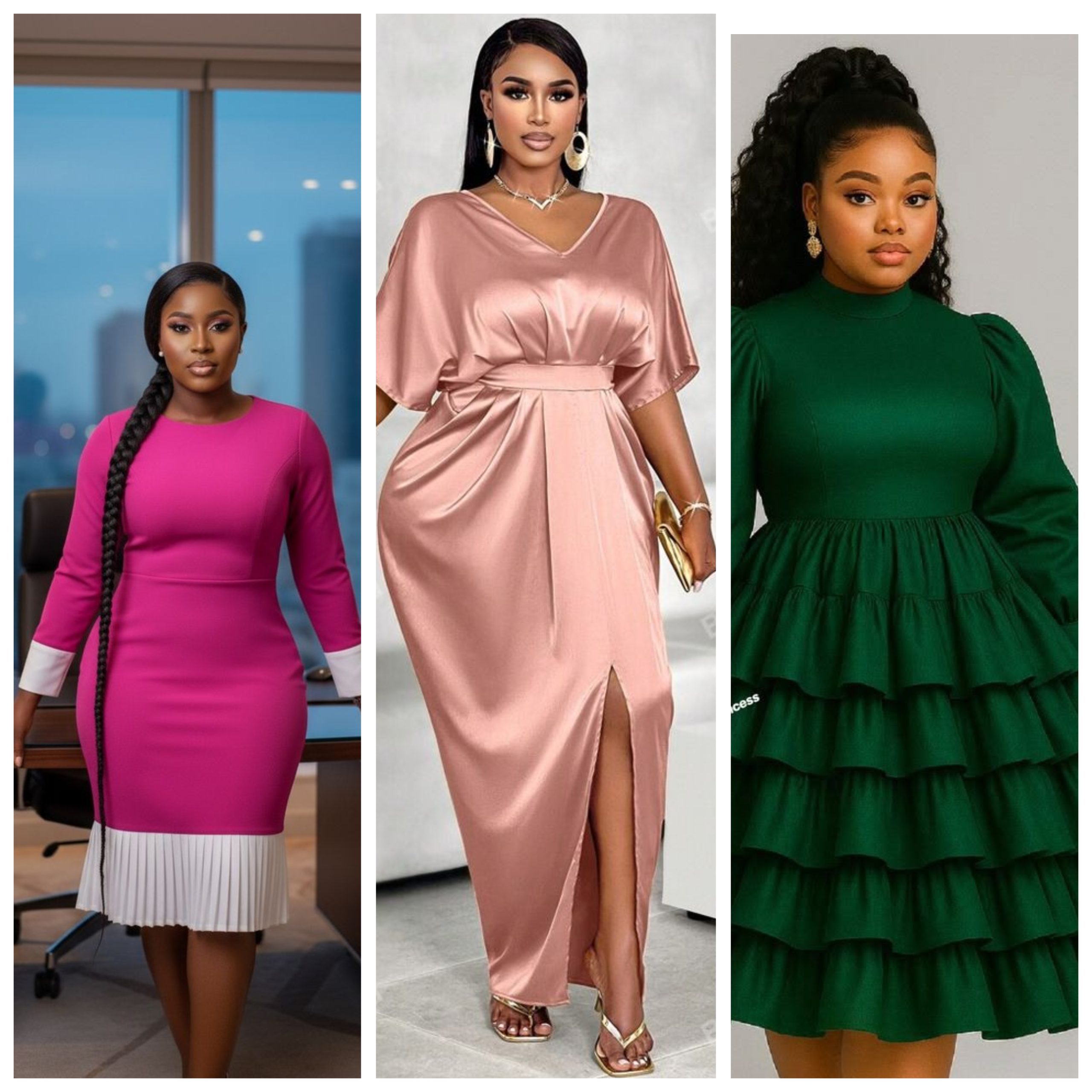 Plain Material Style for Ladies