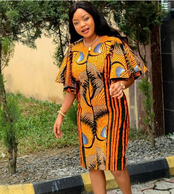 Short Ankara Styles for Older Mothers
