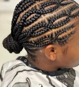 Simple Secondary School Hairstyle