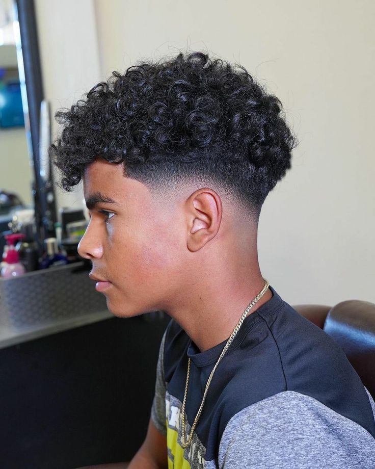 . Curly Haircuts for Black Boys