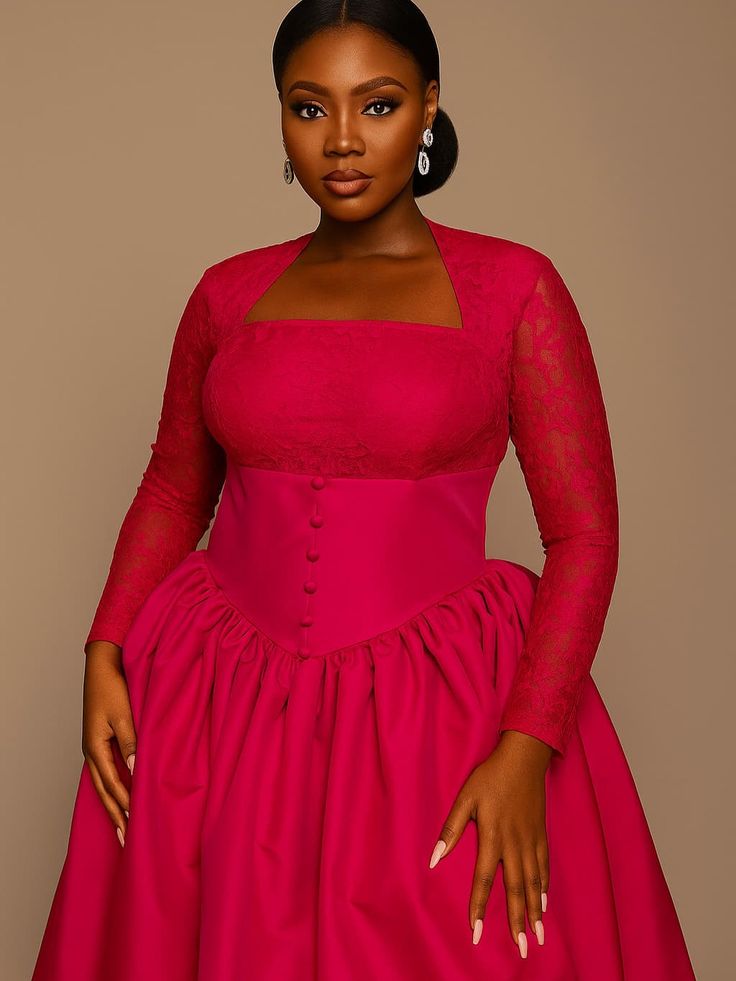 Gorgeous Crepe Material Gown Style Ideas ​