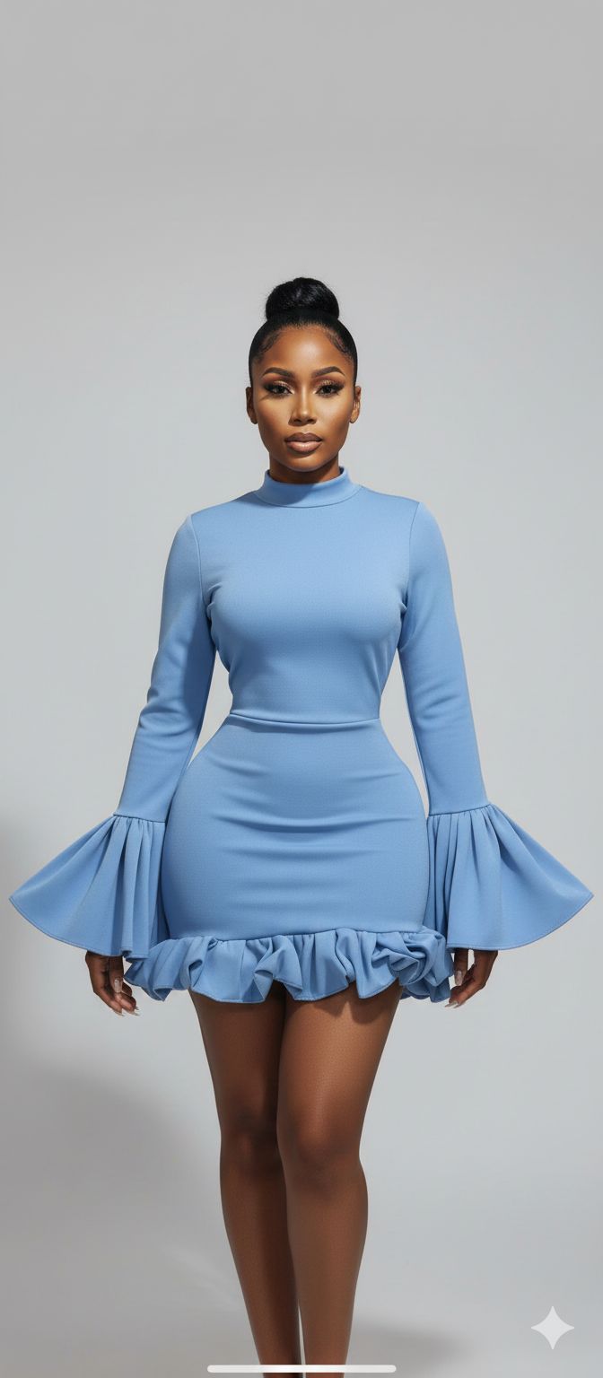 Short Crepe Material Gown Styles