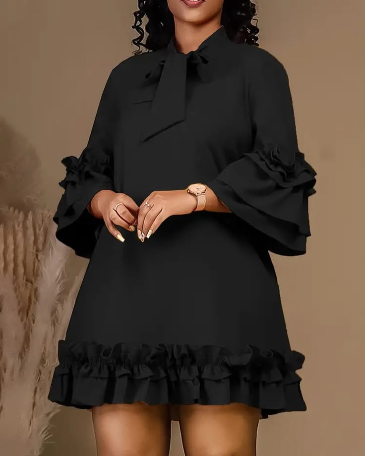 Simple Crepe Material Gown Styles