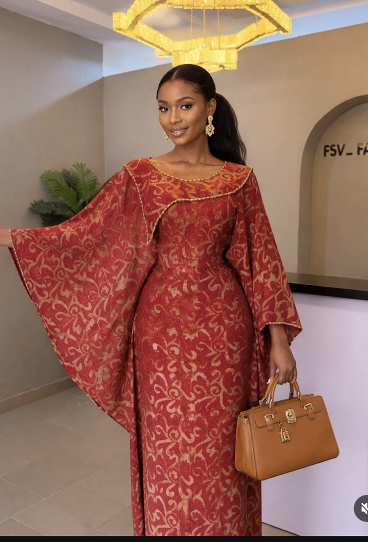 Bubu Gown Styles for Slim Ladies
