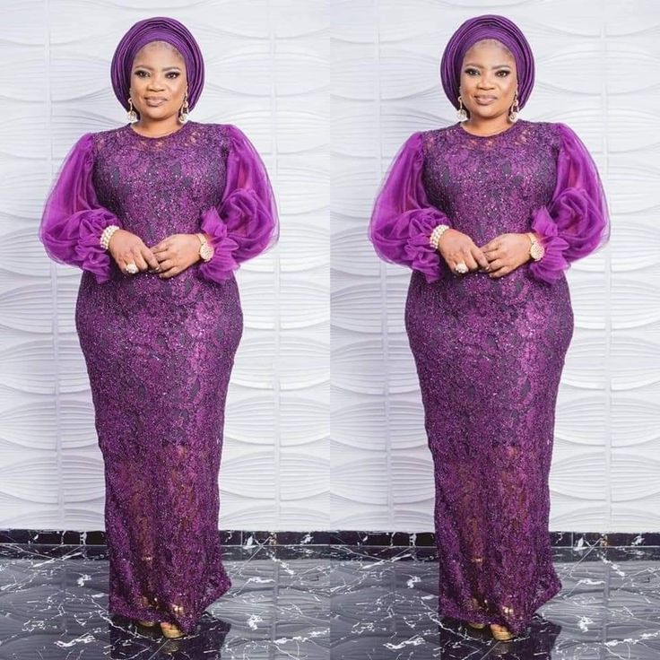 Mature Lace Gown for Married Women ​