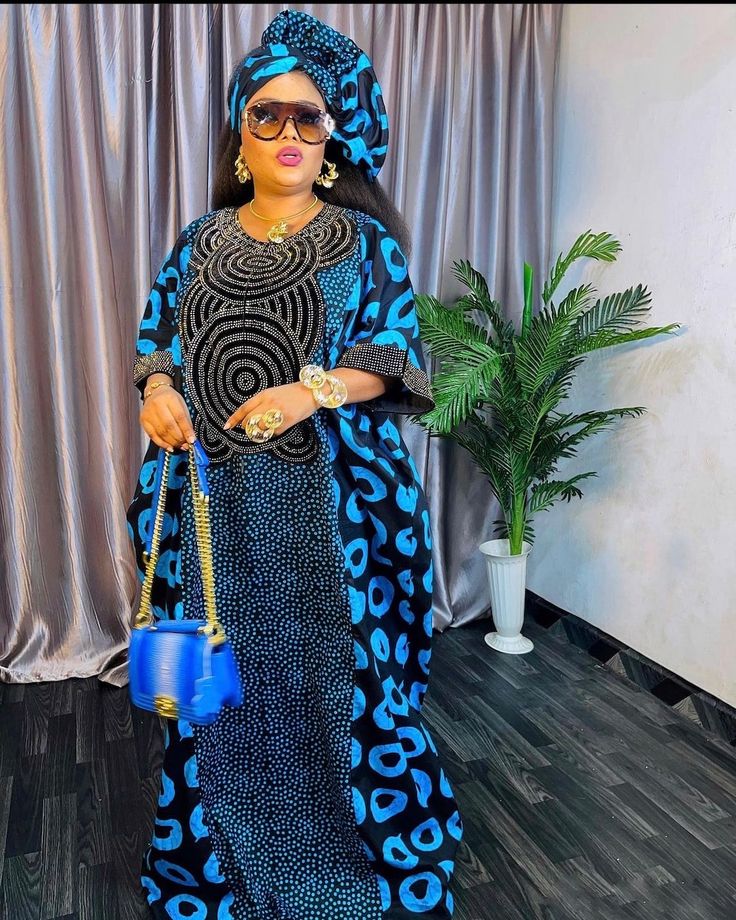 Bubu Gown Styles with Ankara