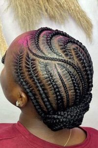 Gorgeous Short All Back Hairstyle with Attachment