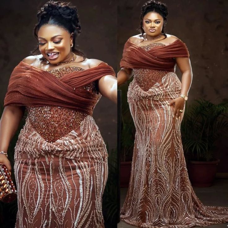 Off -Shoulder Lace Ideas for Fat Women ​
