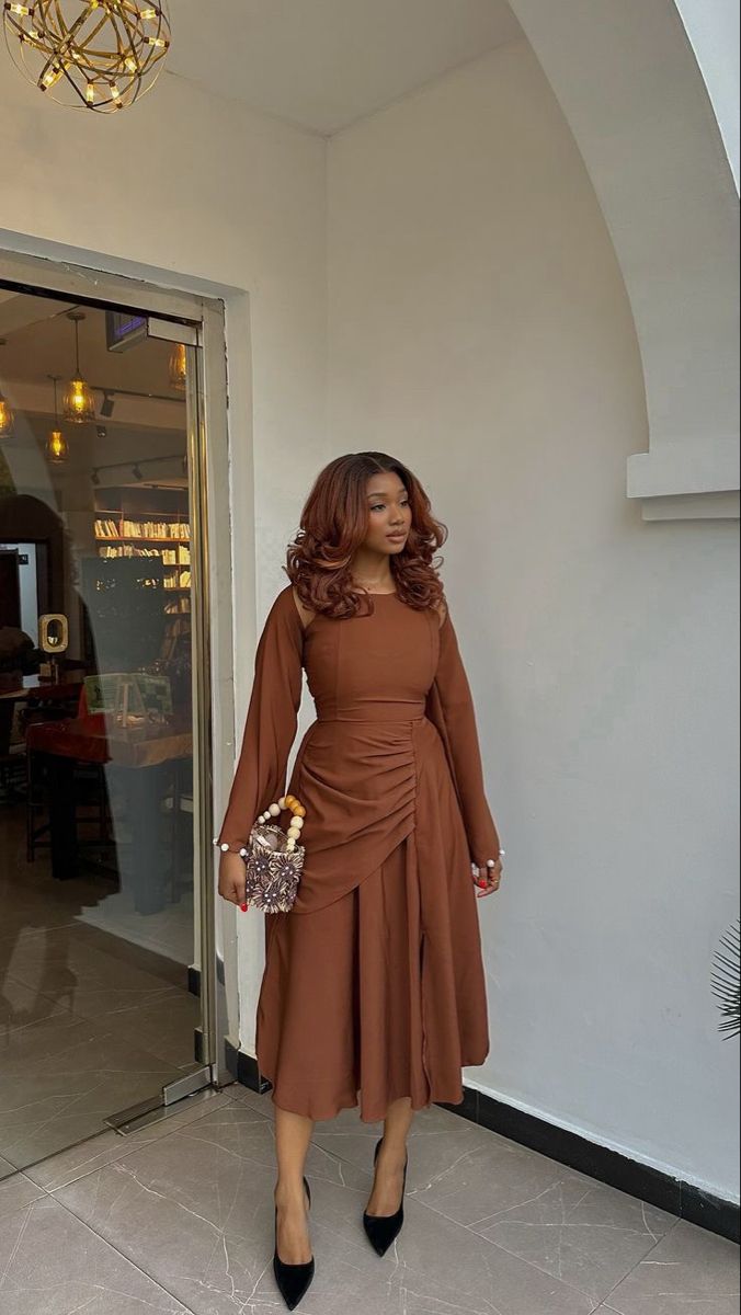 . Simple English Gown Styles for Different Occasions