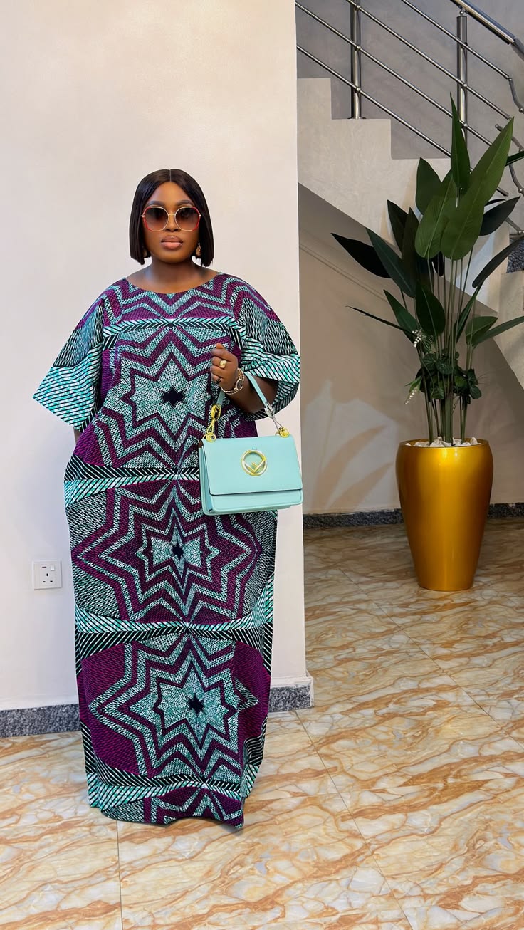 Bubu Gown Styles with Ankara