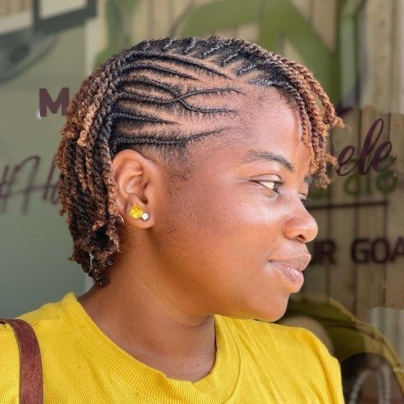 Natural Twist Styles for Short Hair