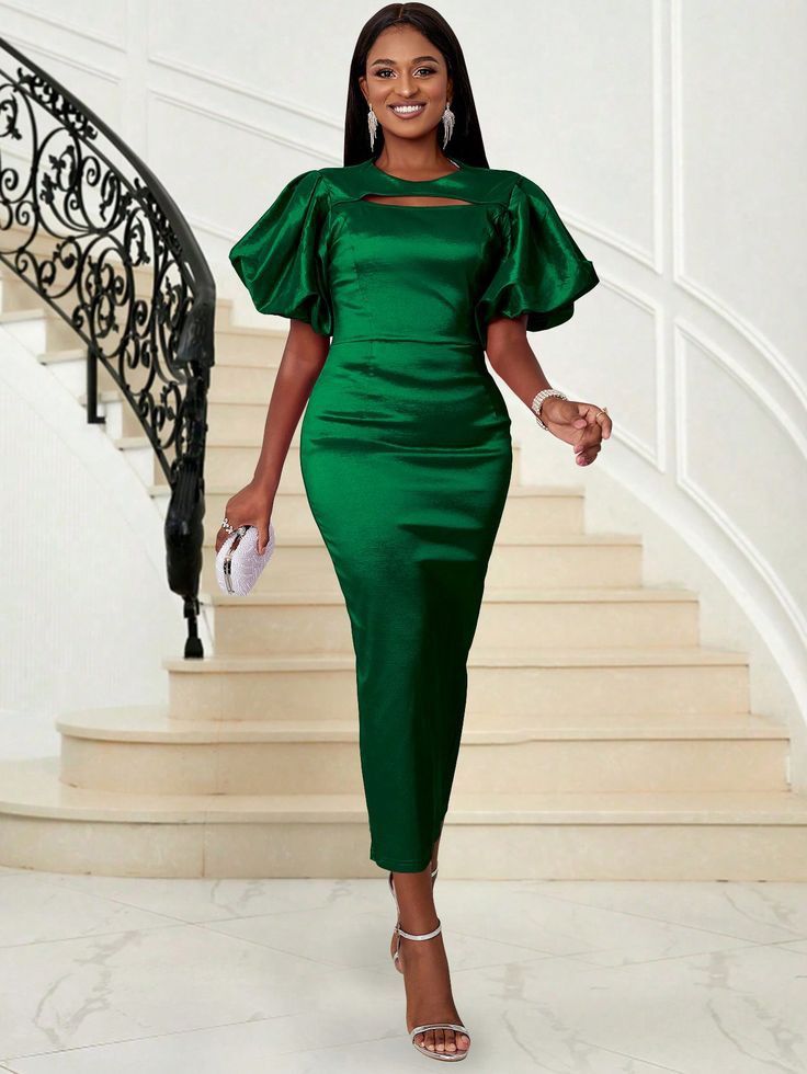 Latest Crepe Material Styles for Long Gowns