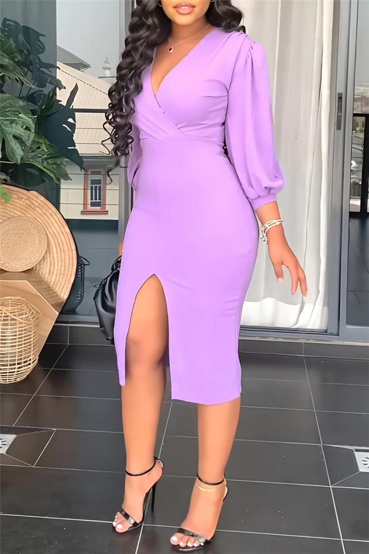 Simple English Plain Material Styles for Ladies ​