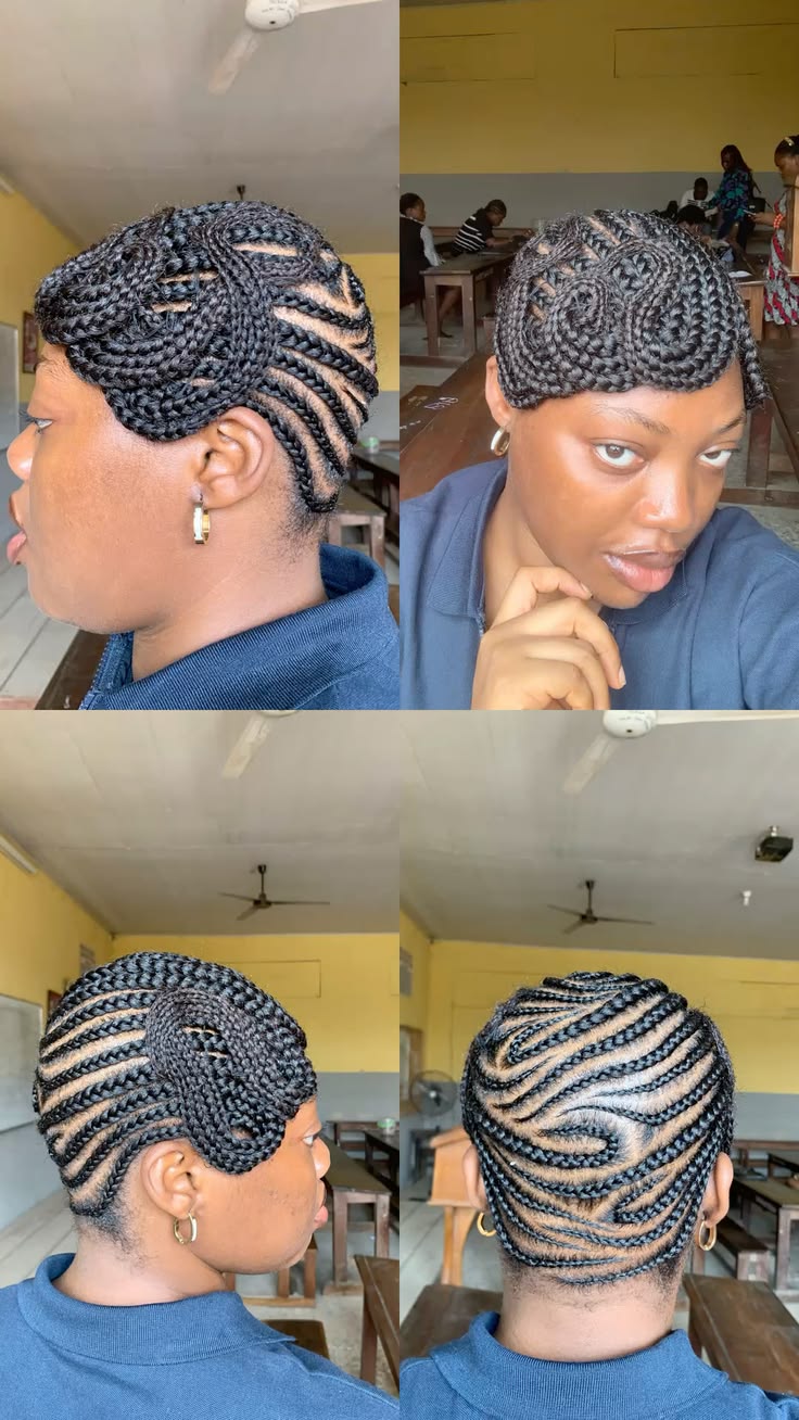 Police Cap Hairstyle ​