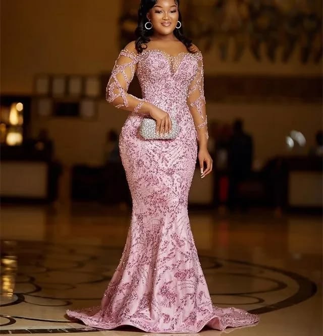 Sequins Material Styles for Married Women ​